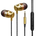 Universal 3.5mm Plug In-Ear Phone Bass Earphones Headsets With Mic Sound Remote Music Gaming Headphones For iPhone Samsung. 