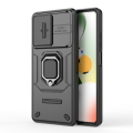 For Xiaomi Redmi Note 12 Pro 5G Case Slide Camera Protection Shockproof Back Cover with Ring Kickstand. 