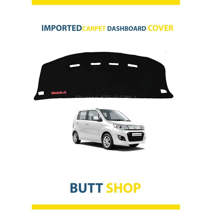 SUZUKI WAGON R DASHBOARD COVER /CARPET IMPORTED STUFF BLACK 1PC