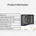 Advanced Instruments HTC-1 Electronic Temperature Humidity Meter, For Medical Indoor Room LCD Digital Thermometer Hygrometer Weather Station Alarm Clock. 