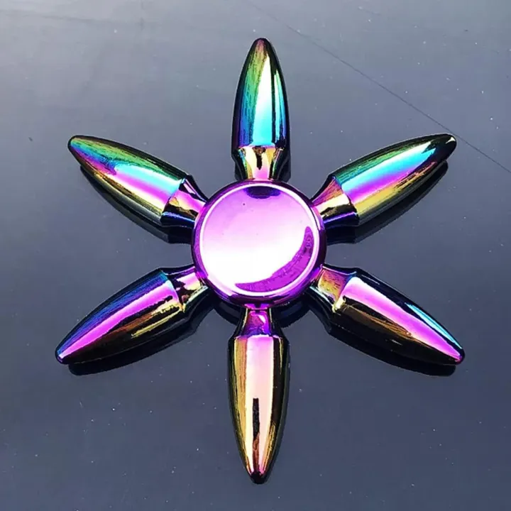 New Style Rainbow Metal Fidget Spinner | Daraz.pk