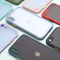 UCUC for Samsung Galaxy J7 2015 J700 J7 Core Back Cover Colour Frosted Transparent Hard Phone Case Thin Shockproof Full Cover Camera Protect Case. 