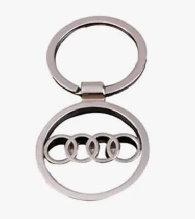 Audi%20Car%20Logo%20key%20Ring%20Gift%20Chrome%20Plated%20Metal%20Key%20Chain%20pack%20of%201%20-%20Image%202