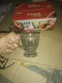 6 Pcs Glass Tea Coffee Cups Mugs Set Transparent Random Design. 