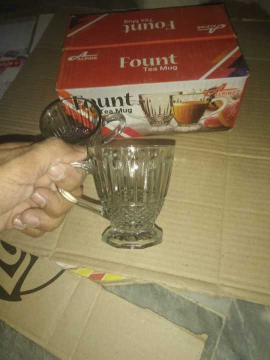 6%20Pcs%20Glass%20Tea%20Coffee%20Cups%20Mugs%20Set%20Transparent%20Random%20Design%20-%20Image%202
