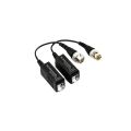 Passive HDCVI Transceiver Single Channel (300 Meters Passive Transceiver Single Channel Video Balun for HD AHD CVI TVI Cameras - Pack of Two) -  CCTV Camera Video Balun.. 