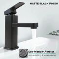 Basin Faucet wash Basin wash Basin Hot and Cold Vertical washbasin Bathroom Single Bathroom Cabinet Mixing Valve,Kitchen Sink Taps Interesting Life plastic material with high quality connection pipes. 