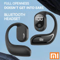 100% Quality+COD Xiaomi FN-98 Wireless Bluetooth Earphone High Battery Long Range, Digital Display Does Not Enter Ear Air Conduction Motion Single ear headset. 