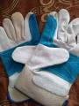 LEATHER WORKING GLOVES SAFETY. 
