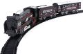 Black Train and Train Set Battery Operated Toy Set for Kids, Medium Size with Headlight Toy Train for Kids by New Barat (13 Pcs). 