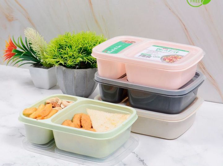 High Quality Household Meal-it Box Small 700ml, Lunch Box with two portions/Compartments, Best Meal box for Office/School/College/University, Meal it Box Small available in beautiful Colors
