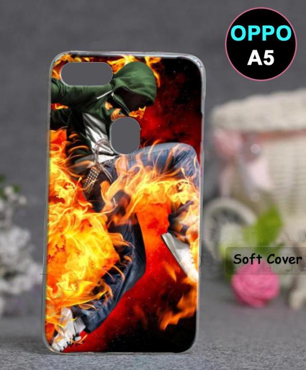 Oppo%20A5%20Black%20Cover%20Fire%20Phone%20Case%20Compatible%20with%20Models%20BCac%20And%20Bcak%20-%20Image%202