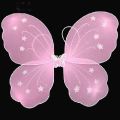 3 Pcs/ Set Kids Children Costume Cosplay Angel Wings Magic Wand Prop Girls Butterfly Fairy Wings Costume. 