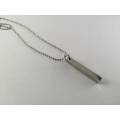 Stainless Steel Bar Locket. 