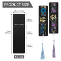 50 Pcs Resin Bookmark Holder 5.9 X 1.8 Inches DIY Bookmarks Display Cards for Bookmark Wrapping. 