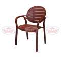 (Pack of 04 Chairs with Table) SAAB SP-675 New Full Plastic Indoor and Outdoor Spectrum Patti Chair With Table. 