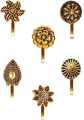 6Pcs Press on Nose pin Without Piercing Nose ring stud gold oxidised Jewellery For Ladies & Girls. 