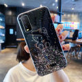 Phone Case VIVO Y20 SG Shiny Ring Back Cover Glitter Soft Transparent Hello Kitty Cases for VIVO Y20 SG Back Cover Stars Moon Girls. 