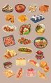 Desi food and Burgers Stickers |  Burgers Stickers |  A4 SIZE UNCUT STICKER MULTICOLOR | STICKER FOR FRIDGES | STICKER FOR LAPTOPS | STICKER FOR MOBILE | CUSTOM STICKER ALSO AVAILABLE. 