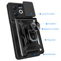 Vantime for Infinix Smart 8 Pro Case Hard Sliding Lens Protect Stand Holder Back Cover. 