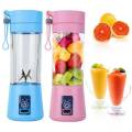 Electric Blender Mini Portable Personal Size Juicer Cup USB Rechargeable Mixer 380ml. 