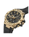Casio G Shock GST-B100 Series Round Analog+Digital Gold Ion Plated Bazel World Time Stop Watch Hourly Time Signal Full Auto Calender (to year 2099) LED Light (Super Illuminator) Battery Level Indicator Power Saving Mobile Link Watch-GST-B100GB-1A9DR. 