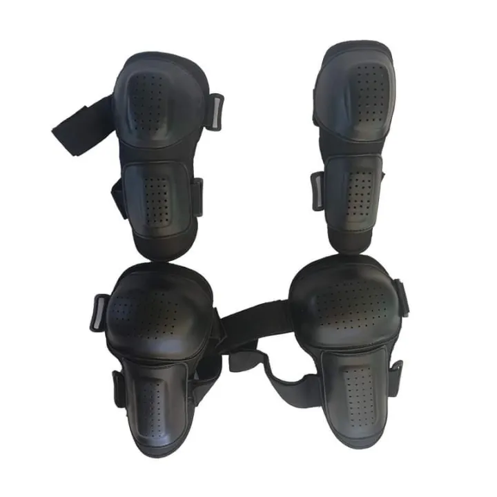 Elbow%20Knee%20Pad%20Black%20For%20Bikers%20Safety%20-%20Image%204