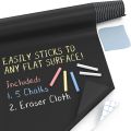 Self-Adhesive Blackboard Sticker - Chalkboard For Kids, Blackboard Sticker For Wall Decal (3 x 1.3 Feet). 