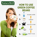 Naturewell Green Coffee Beans for Weight Loss (Unroasted) 100gram Coffee Beans. 