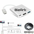 Type C Hub 3 in 1 ,  Type-C To OTG , HDMI And USB 3.0 - Adapter Connecter Converter Chargers Cable for all Macbook New Air Pro M1 M2, Mobile Phone , Tablet , Ipad. 