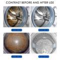 6 pcs Tablet Washer Cleaner, Solid Washing Machine Cleaner, Deep Cleaning Remover with Triple Decontamination for Bath Room Kitchen (12 pcs). 