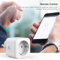 EU Plug WIFI Wireless Smart Wifi Plug Socket Can Turn Electrical Devices On/off From Anywhere/Support Different APP And Share Control. 