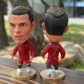 Soccer stars 7cm Height Cairo And Messi Football Mini Dolls Cartoon Player Figures Action Movable Christmas Gift For Collection. 