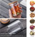 200ML  Small Glass Storage Jars with Bamboo Lids  Set of  12, Airtight Storage Canister with Labels and Chalk Marker, Food Cereal Storage Containers for Home Kitchen Tea Herbs Pasta Coffee Flour Herbs …. 