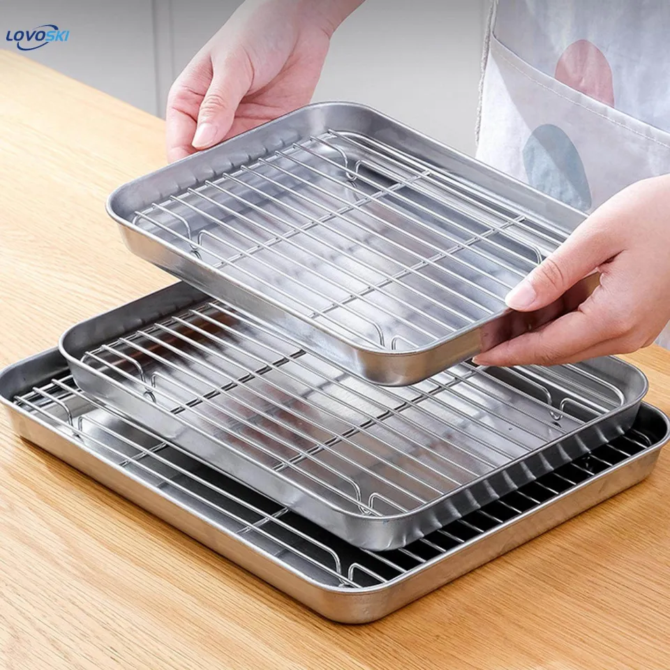 Cookie Sheet Wire Rack Kitchen Baking Baking Sheet Pan With Wire