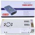 Professional power supply 12 Volt 20 Amp 360 Watt Power Supply Unit AC to DC SMPS Power Adaptor Charger 12V 30A 360 Watts PSU (Silver). 
