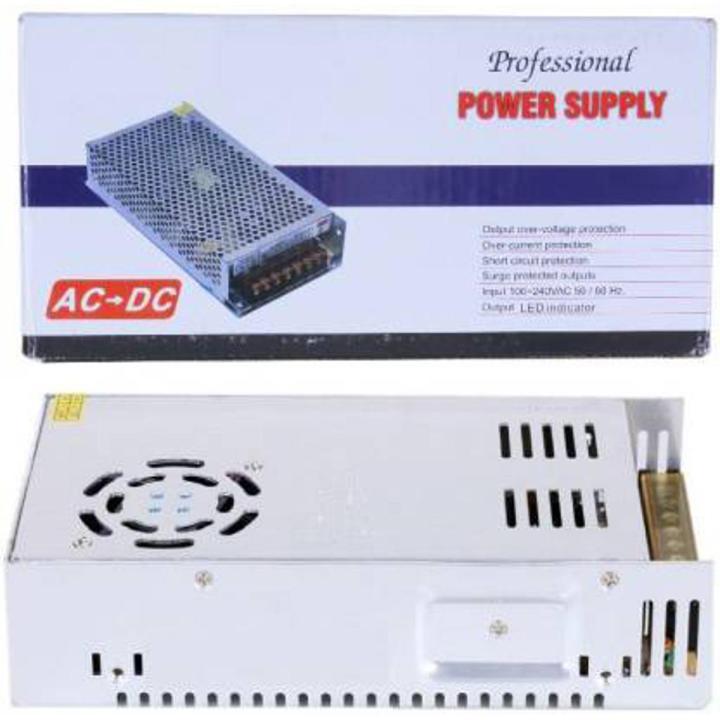Professional power supply 12 Volt 20 Amp 360 Watt Power Supply Unit AC to DC SMPS Power Adaptor Charger 12V 30A 360 Watts PSU (Silver)