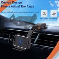 Wireless Car Z Fold 3 Holder,15W Qi Fast Charging Car Holder Mount for Air Vent and Dashboard,Compatible with Samsung Galaxy Z Fold 3/2/1,iPhone 13/12/11 Series (Black-S2). 