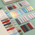 100 Sheets Macaron Color Sticky Notes Paster Sticker Index Flags Key Points Label Bookmark School Office Supplies Stationery. 