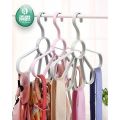 Flower Scarf Belt Hanger Multi-function Plastic Scarf Hanger 5 Holes Hanging Towel Scarf Tie Necklace Jewelry Saving Space Hangers. 