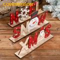 Christmas Decoration Wood Southeast Asian Christmas Wooden Table Decorations Santa Claus Snowman Snowflake Festive Holiday Ornaments Gifts Wooden Christmas Ornament. 