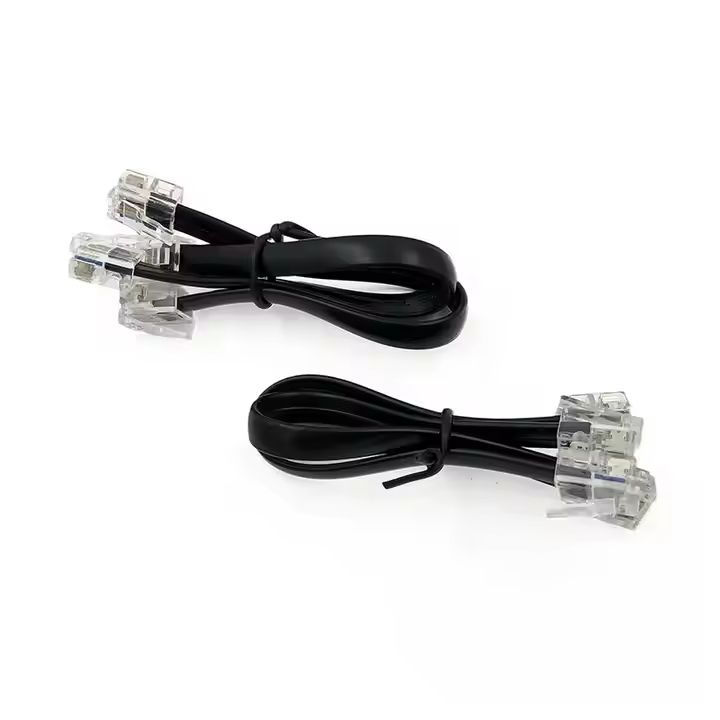 Connecter Cable | Connector for System Phones |  RJ11 6P4C male Exterior Material