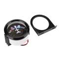 DC 12V Ammeter Guage 2 inch 52mm Car Voltmeter 60-0-60A AMP Gauge Volt Meter for Auto car Vehicles(ABS Black). 