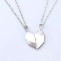 Couple Necklace Attracting Magnet Chain A Pair Of Stitching Attracting Individuality Necklace For Women Men. 