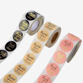 100 Pcs of 3 Types Thank You For Supporting My Small Business Sticker Labels for Packing Decoration. 