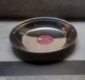 One Plate Stainless Steel Size 9 inches. 