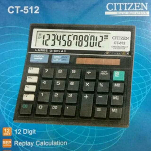 Citizen-CT-512-Calculator-12-Digit%20/Office%20stationary%20/Best%20quality%20calculator%20-%20Image%202