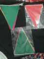 3pcs Multicolor Happy Birthday Flags 8 feet long for Kids Women Men Adults happy birthday Banner simple flag Birthday Party Theme Triangle Shape flag school party. 