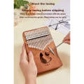 17Keys Kalimba Thumb Piano Solid Wood Veneer Keyboard Musical Instrument Kalimba Finger Piano Gift for Music Lovers. 