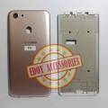 OPPO F5 Complete Metal Housing Full Body Casing Replacement Parts Case With Side Volume Buttons ( Middle Frame Plate And Back Frame) - Gold. 